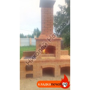 Мини барбекю комплекс с казаном и мангалом
